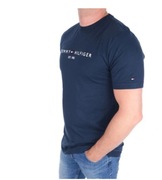 KOSZULKA TOMMY HILFIGER EST. 1985 MĘSKA T-SHIRT SLIM FIT GRANATOWA ROZ. XL