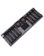 Tester pojemności baterii litowych 18650 DC12V 5V 8-kanałowy