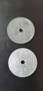 Belgia 25 centymów 1942 rok ( E,Q )