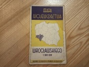 Mapa województwa wrocławskiego 1: 500 000 z 1962