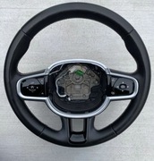 Kierownica skórzana Volvo V60 V90 XC60 biała nitka