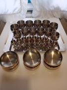 Zepter zestaw Baron 24 kieliszki salaterki plus taca 