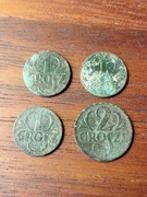 grosz 1923 szt. 3 2 grosze 1925