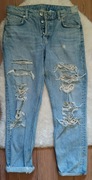 Jeansy boyfriend jasnoniebieskie 
