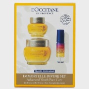 L'Occitane IMMORTELLE Divine Set Travel Exclusive Zestaw odmładzający x3