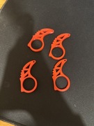 Keyrambit czerwony brylok zabawka dla dziecka fidget toy spinner