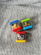 FISHER PRICE klocki sensoryczne - seria 3 szt