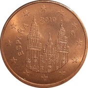 1 Euro - cent HISZPANIA 2023 z rolki