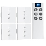 WŁĄCZNIK PRZEŁĄCZNIK sterownik DOTYKOWY SZKLANY DO ROLET + pilot x 4SZT.