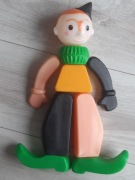 Zabawka pajacyk z PRL 