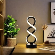 Nowoczesna metalowa lampa stołowa zasilana przez USB