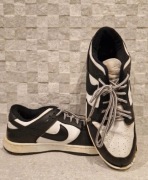 Buty NIKE 39 DUNK 40 retro czarno-białe czarne białe 24,5cm do naprawy