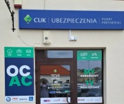 Kaseton, Logo wew. i zew. tablica meble CUK Ubezpieczenia sprzedam 