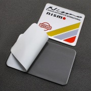 Naklejka Emblemat Znaczek Logo NISSAN NISMO 60mm x 55mm klapa błotnik alumi