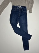 Jeansy Levis wysoki stan 26