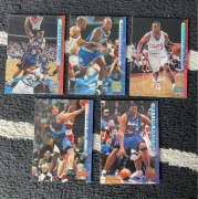 Unikatowe karty NBA 96’ Topps Stadium CLUB 5 szt.