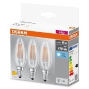 LED BASE CLASSIC B 4 W/4000 K FIL CL E14