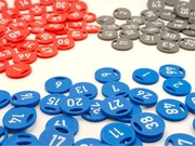 Numerki Do Kluczy 1-50 Breloki do szatni i szafek MOŻLIWOŚĆ WYBORU KOLORU