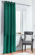 Zasłona Oxford zielona 140 x 260 cm na przelotkach
