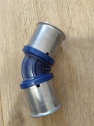 Pex Wavin kolanko 45 stopni 40mm na zacisk prasa
