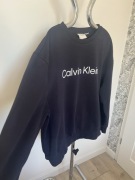 Bluza Calvin Klein 3XLT Comfort Fit granatowa oversize XXL/3XL