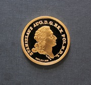 Moneta, Stanisław August Poniatowski's 1766, 2 złota, replika pozłacana