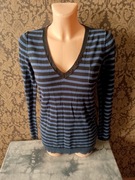 sweter w paski 100% bawełna Calvin Klein