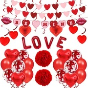 Dekoracja balony na walentynki 