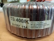 Transformator toroidalny 2x19V 400VA