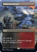 Karta MTG Sulfurous Springs Borderless Foil