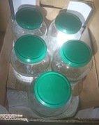 Słoiki duże szt.5 czyste po papryce 1,7 litra extra pakowanie wysyłka