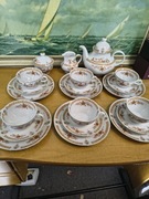 Porcelana JLMENAU GDR – komplet kawowy na 6 osób