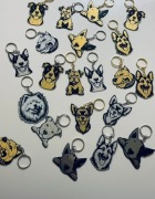 Breloczek do kluczy 20szt mix worów PSY 