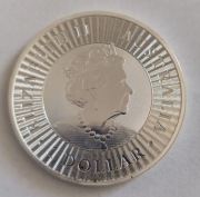 Australia, 1 dolar 2022, Kangur, 1 oz Ag999