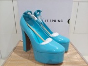 turkusowe buty na wysokim obcasie Call It Spring roz. 40 wkładka 25 cm nowe