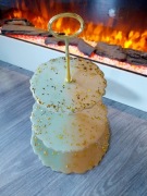 Patera z żywicy ombre