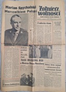 1963, Gazeta "Żołnierz wolności" Marian Spychalski Marszałek Polski…