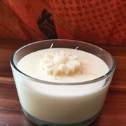 Świeca Reiki. Sojowa, biała, 700 ml