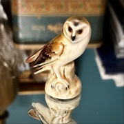Figurka Sowa płomykówka porcelana Goebel
