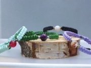 Bransoletka damska kamień naturalny "celebrytka" 