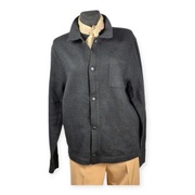 Selected Homme czarny sweter blezer z wełny merino – L casual, premium