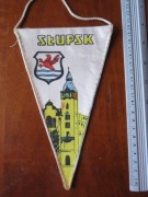 Proporczyk Słupsk herb.