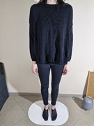 Czarny Sweter Damski Oversize H&M Divided Rozmiar M
