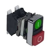 Przycisk podwójny, zielony/czerwony, LED 230V, XB4BW73731M5, Schneider