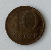 Moneta 10zł z 1989 roku