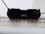 Koszyk na akumulatory 18650 z kablami, mocowanie 18650, na 1 sztuk 3.6V, 3.