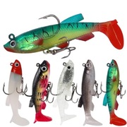 Spinning wobler guma t-tal ołowiane 8 cm szczupak sandacz 