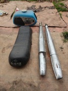 Części MZ bak siedzenia tłumiki 