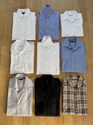Za wstaw 9 markowych koszul męskich 100% bawełna
