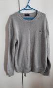 Szary sweter Ralph Lauren, rozmiar L